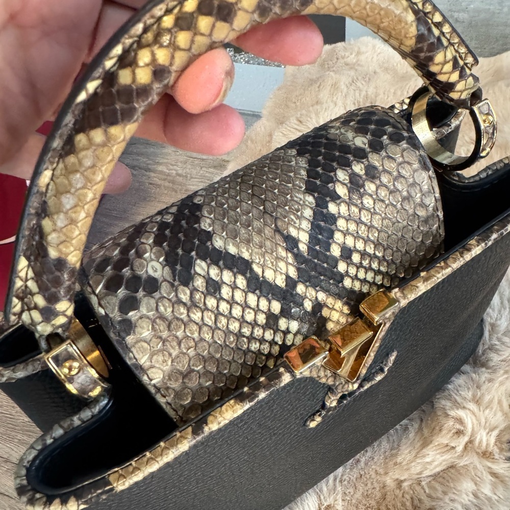 Authentic louis vuitton capuccine BB python - Picture 12 of 16